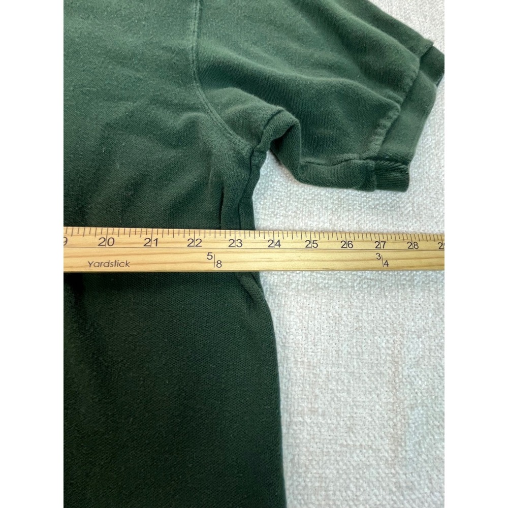 Chaps Ralph Lauren Mens Green Short Sleeve Pique Polo Shirt XL Embroidered Crest - Picture 4 of 6